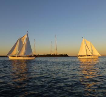 Racing Boats Sunset 1200x800 Photo